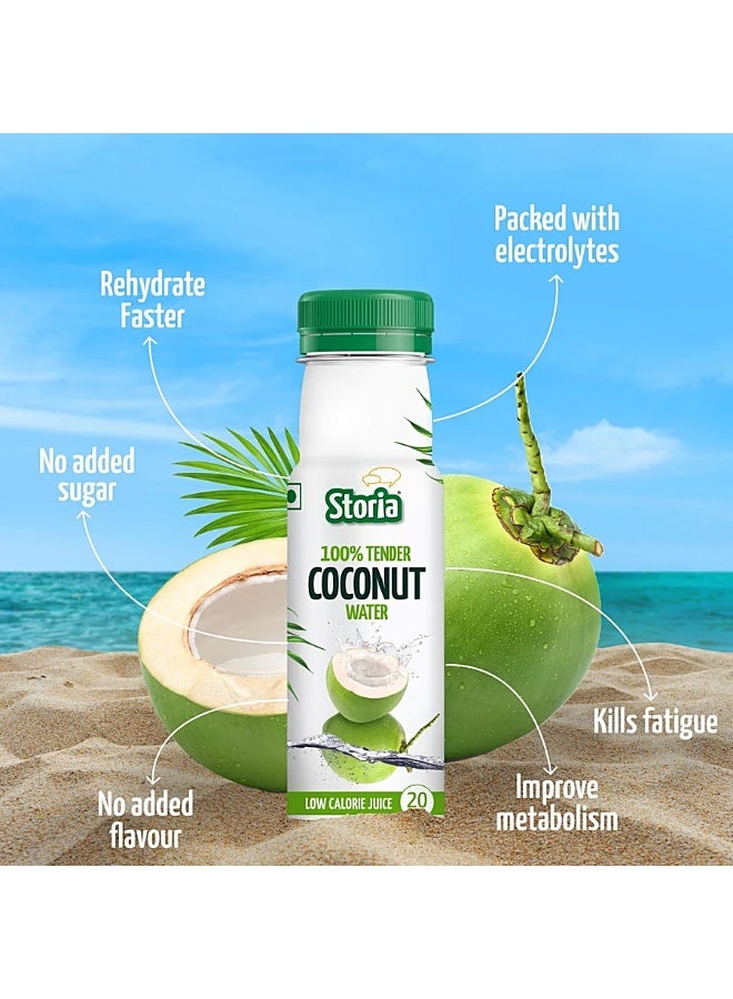 Storia 100% Tender Coconut Water- No Added Sugar - 180ml (Pack of 12) - Image 3